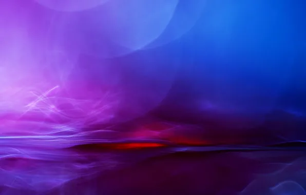 Picture purple, blue, abstraction