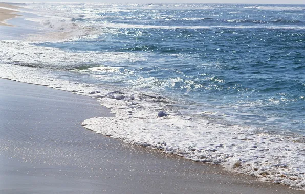 Sea, wave, the sky, nature, river