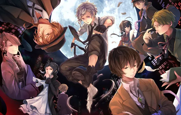 Picture anime, art, characters, Bungou Stray Dogs