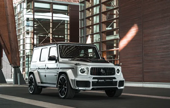 Mercedes-Benz, Mercedes, Front, White, Side, G-Class, G63, G63 AMG
