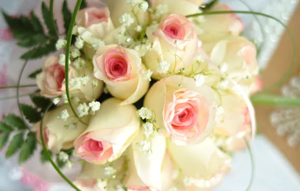 Flowers, holiday, roses, wedding