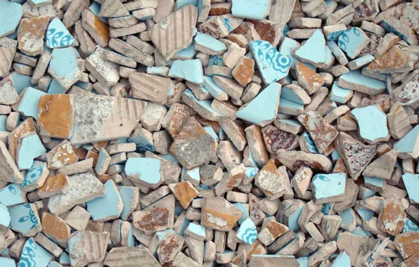 The wreckage, tile, texture, pieces