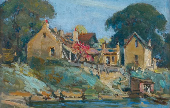 Picture, the urban landscape, Albert Henry Fullwood, Albert Henry Fullwood, Mak-Mahons Point. Sydney