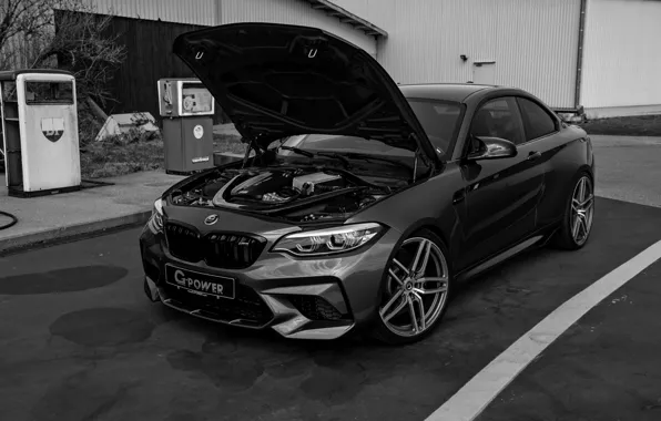 Picture engine, BMW, G-Power, F87, M2, 2019, M2 Competition, G2M Bi-Turbo