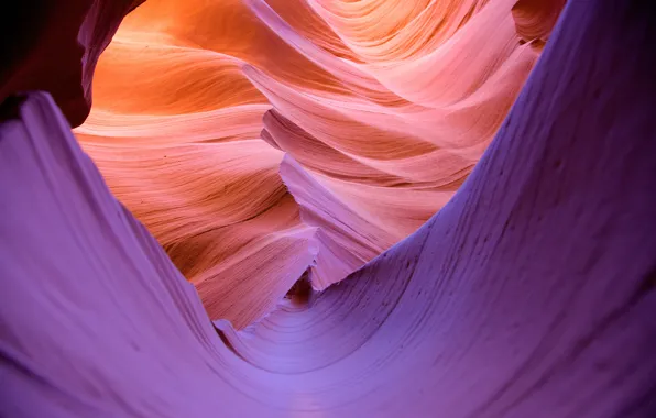 Rocks, texture, canyon, AZ, USA, state, Antelope