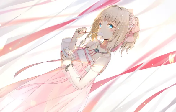 Butterfly, Girl, Tape, Decoration, Food, Azur Lane