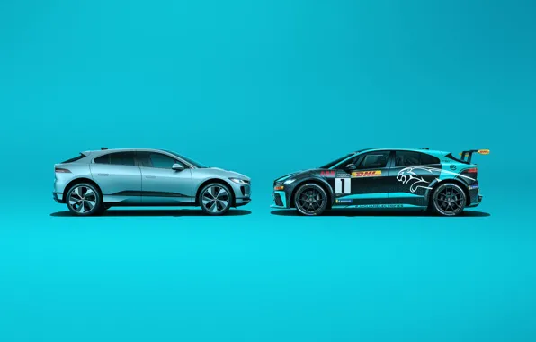 Picture Jaguar, Jaguar, electric crossover, Jaguar I-Pace eTrophy, Jaguar I-Pace, electric SUV, electric crossover, from race …
