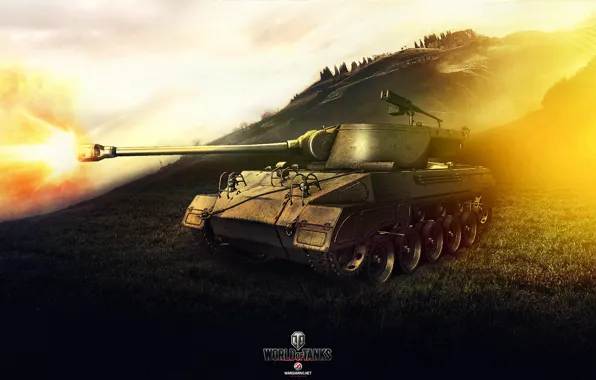 Game, World of Tanks, Wargaming Net, FuriousGFX, M18 Hellcat