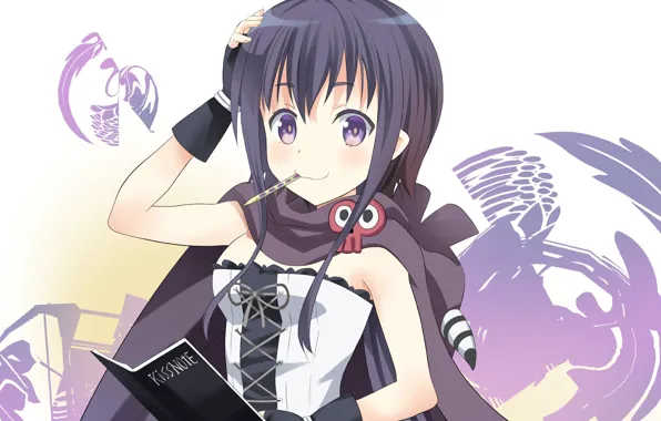 Girl, anime, pretty, supernatural, japanese, bishojo, shinigami, seifuku