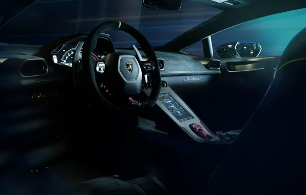 Lamborghini, steering wheel, Huracan, dashboard, Lamborghini Huracan STO SC 10 Anniversario