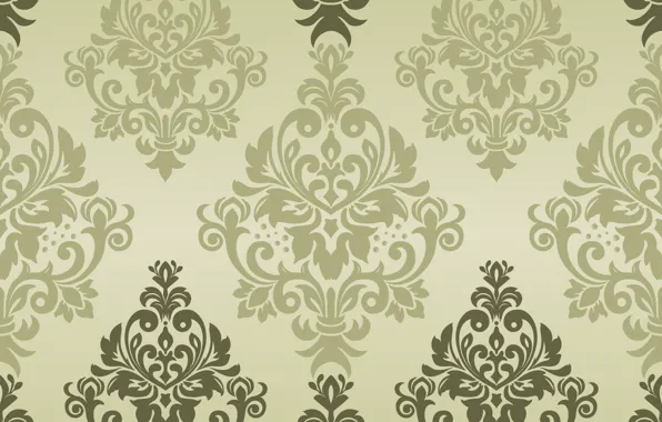 Picture green, vector, texture, ornament, background, pattern, classic, seamless