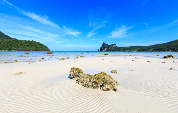 Picture sand, sea, beach, beach, sea, sand, pebbles, pebbles