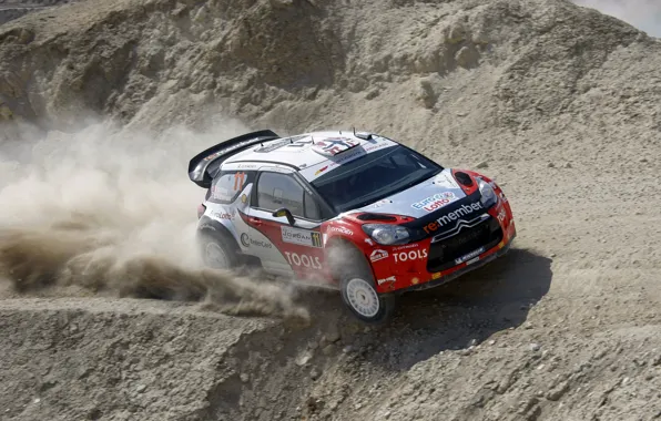 Dust, rally, 2011, rally, wrc, citroen, ds3, Petter Solberg