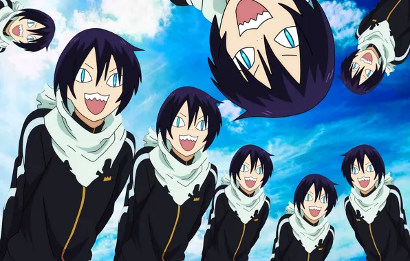 Smile, guy, A Homeless God, Noragami, Yato