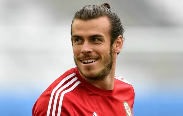 Picture smile, football, player, football, player, Team, Wales, Gareth Bale