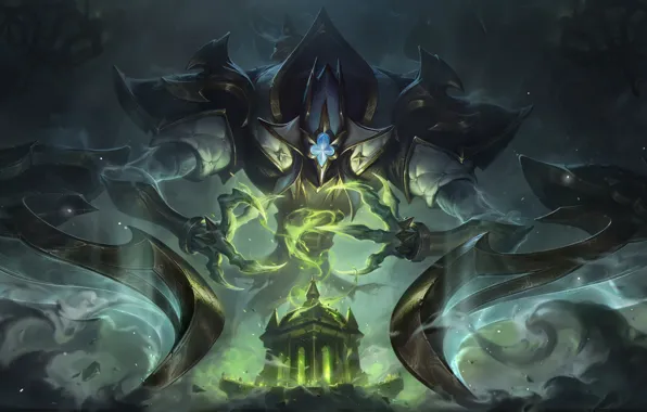 Wallpaper skin, League of Legends, LoL, Nocturne, Broken Covenant, art