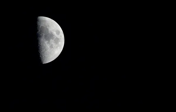 Night, photo, background, black, Wallpaper, the moon, landscapes, a month