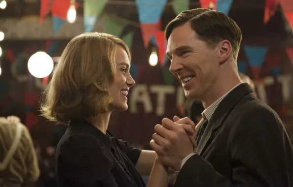Dance, pair, Benedict Cumberbatch, Benedict Cumberbatch, 2014, The Imitation Game, The imitation game