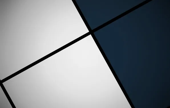 White, blue, black, squares, geometry, design, color, material