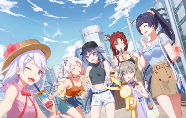 Girls, Honkai Impact 3rd, Kiana Kaslana, Bronya Zaychik, Raiden Mei, Theresa Apocalypse, Murata Himeko, Fu …