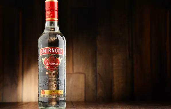 Picture red, logo, smirnoff, liquid, original, label, product, vodka