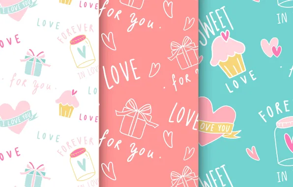Background, vector, texture, gifts, background, seamless