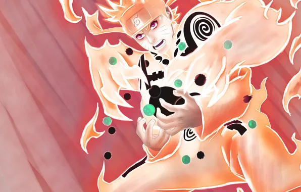 Naruto, Naruto, Uzumaki Naruto, mode nine-tailed