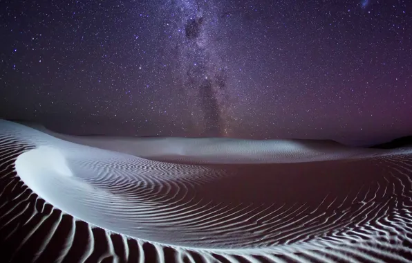 Picture stars, night, The Milky Way, South Australia, the Eyre Peninsula, Sleaford Bay