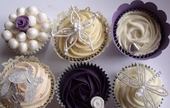 Holiday, decoration, wedding, cupcakes