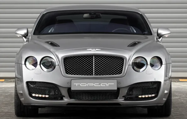 Bentley, Ball Wed, grey, tuning, 2009, front, bullet, continental gt