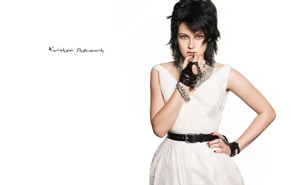 White, girl, decoration, background, actress, Kristen Stewart, Kristen Stewart