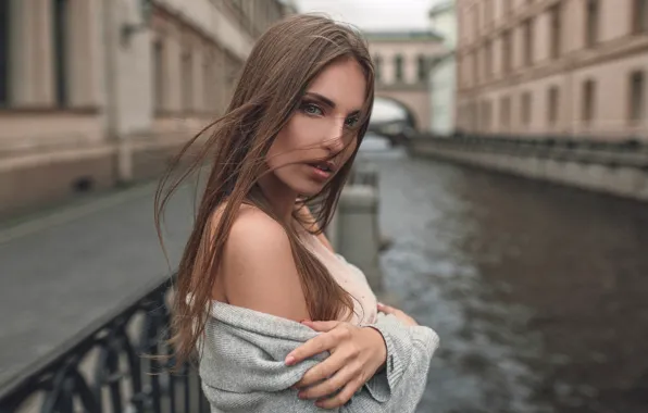 Picture look, the city, background, portrait, home, makeup, hairstyle, channel