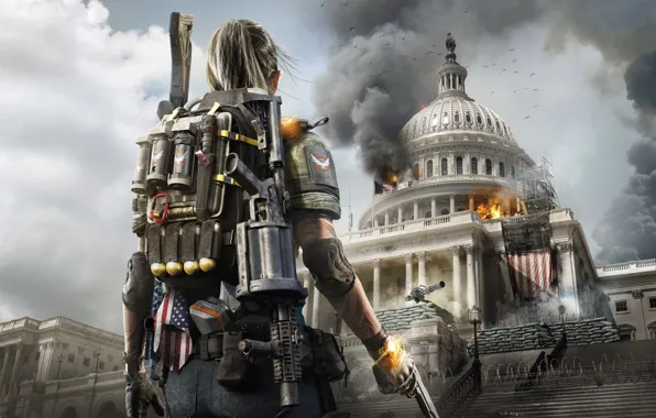 Washington, the white house, Capitol, Tom Clancy's The Division 2, The Division 2