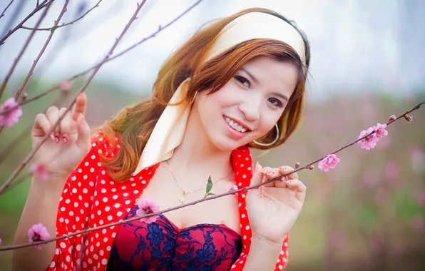 Look, girl, background