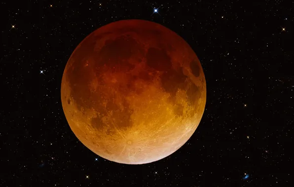 Picture stars, the moon, planet