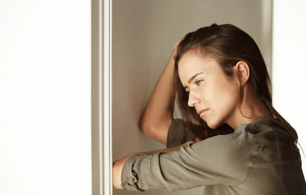Picture face, model, hair, Nastya