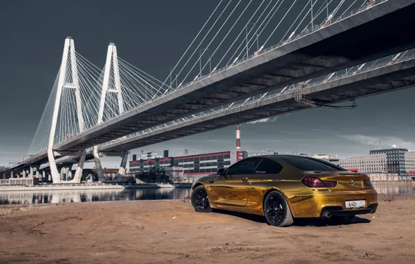 Car, machine, auto, bridge, city, fog, race, bmw