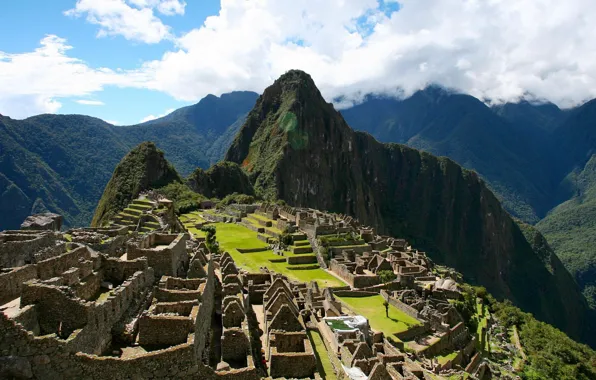 Hills, the ancient city, Peru, Peru, Machu Picchu