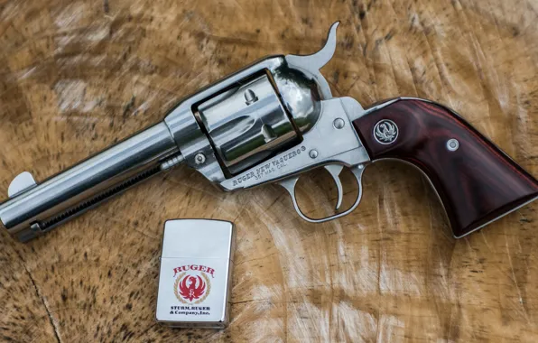 Picture weapons, background, lighter, trunk, revolver, the handle, Ruger