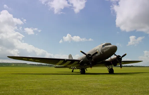 The plane, military transport, Douglas, C-47