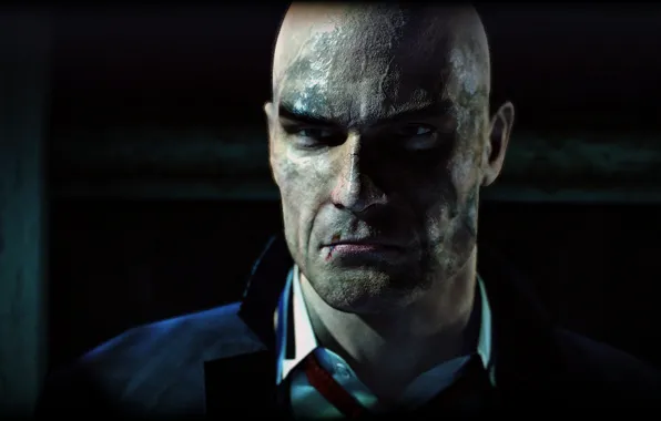 Picture Hitman Absolution, Agent 47, Jacket, Dirty, Mr.47, Serious