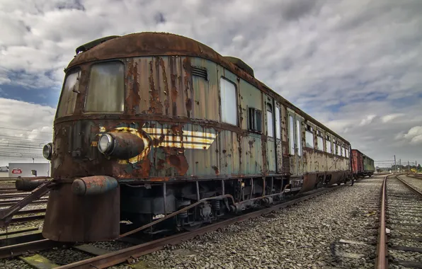 Train, station, railroad