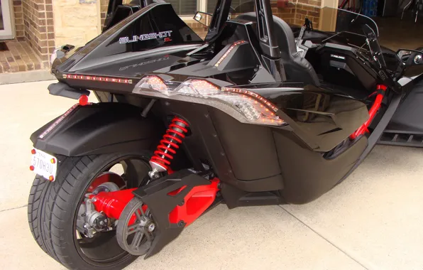 Beautiful, comfort, hi-tech, Polaris, Slingshot, technology, sporty, tricycle