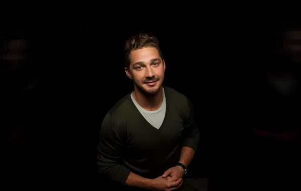 Smile, actor, Shia LaBeouf, beard
