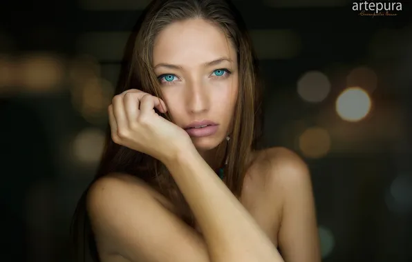 Look, pose, glare, background, model, body, hand, portrait