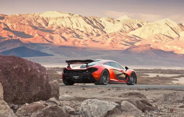 McLaren, Orange, Death, Sand, Supercar, Valley, Hypercar, Exotic