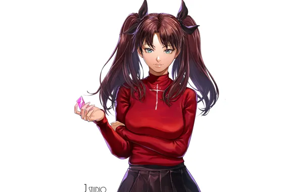 Crystal, girl, Tohsaka Rin, Rin Tohsaka, Fate / Stay Night, Fate stay Night