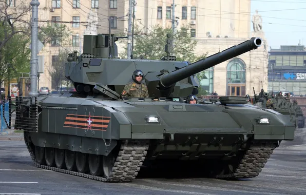 Moscow, Parade, May 9, Armata, Rehearsal