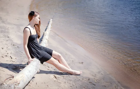 Summer, girl, background