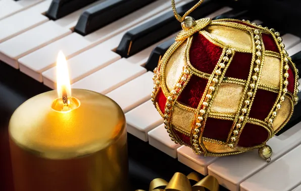 Balls, decoration, holiday, music, New Year, Christmas, Christmas, plan
